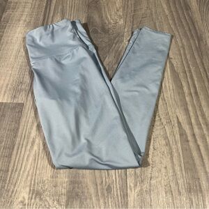 Ivory Ella Baby Blue Leggings with Elephant on the bottom of one Legging; Small